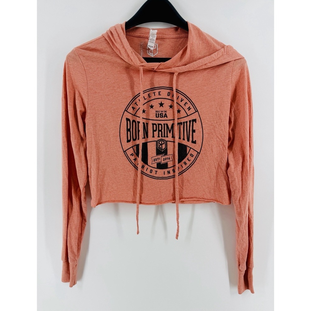 Woman's Born‎ Primitive Pink Cropped Sweatshirt Size Small